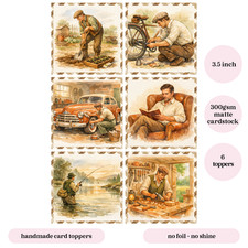 6 x Vintage Masculine Hobby