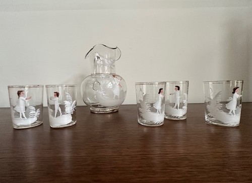 Vintage mary gregory glassware - vintage,