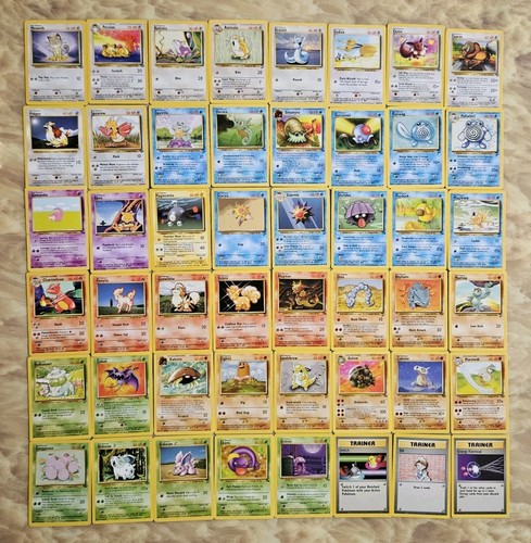 Lot vintage 1995 pokemon - 48,