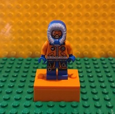 LEGO Town City Mini Figure Artic Explorer Orange Goggles, CTY0492