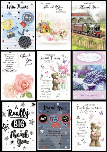 Thank you card - thank,