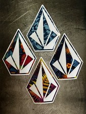 VOLCOM TEAM STICKERS SET 4 SURFING Sticker Set RVCA Quiksilver Billabong Bones