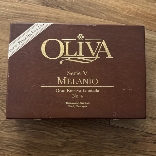 Oliva melanio cigar box - melanio, empty