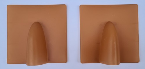 Brown brick buster plate - 2x,