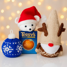 Knitting Pattern Reindeer Gonk