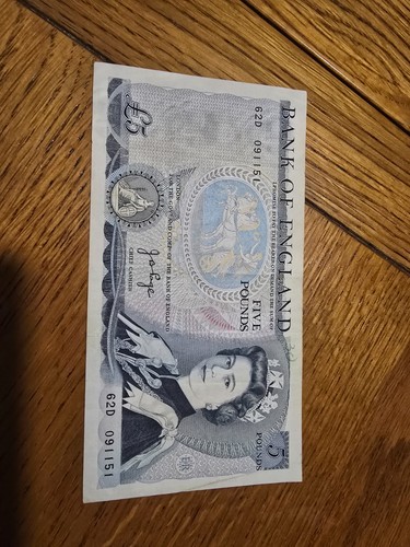 British banknote old - £5,
