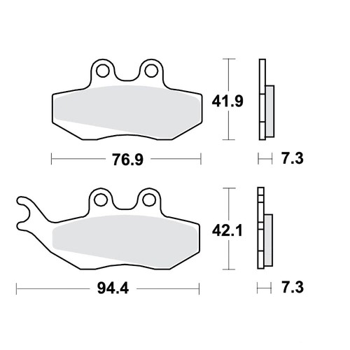Brake pads std trw lucas - brake,