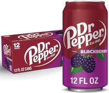 Dr Pepper Blackberry Soda 12 x