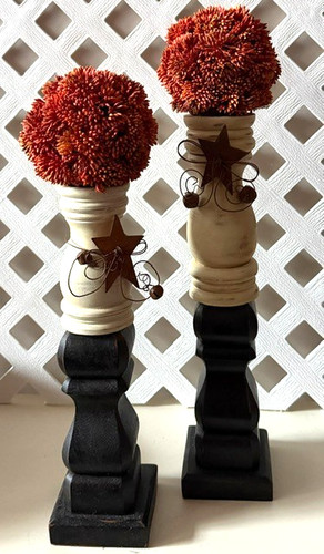 Primitive pillar topiary - primitive, black