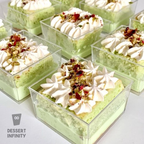 Pcs clear plastic dessert - clear,