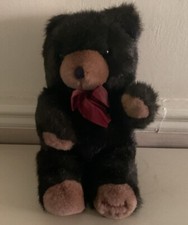 RARE HARRODS 1990 8 INCH  CHRISTMAS BEAR FROM TEN TEDDIES COLLECTION FOOT DATED 