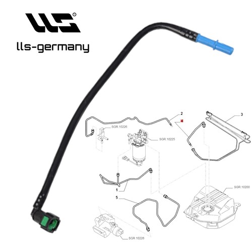Fuel line for fiat - ducato, 2.0
