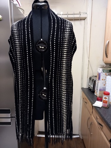 Men black wool mix - wool,