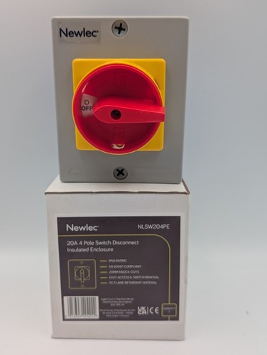 Newlec nlsw204pe 20a pole - nlsw204pe,