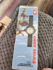 Rare Vintage Swiss Army DHC+ HC-1155 Mens Quartz Watch With Date.  New ?. 