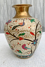 Indian brass vase - 7",