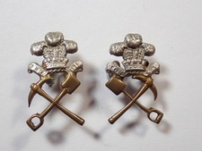 India: 61st PWO Pioneers original  Collar Badges.