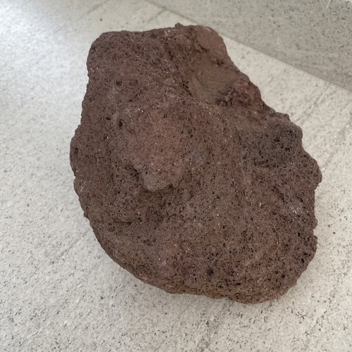 Natural red lava - natural, stone