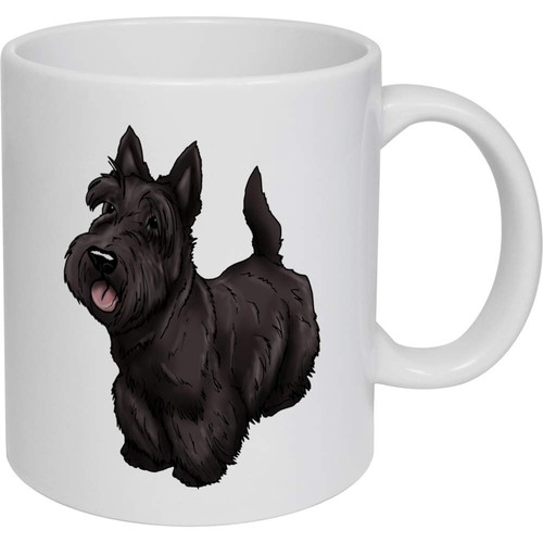 Scottish terrier ceramic mug - 'scottish, terrier'