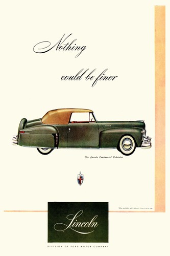 1940s lincoln continental - lincoln,