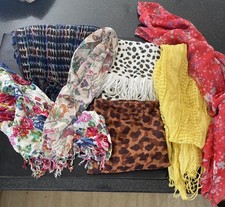 Ladies Scarves Job Lot of 7