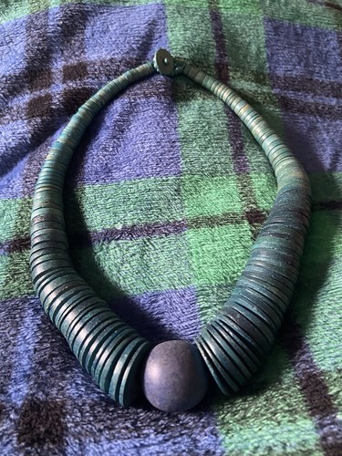Chunky wooden disc bead - chunky,