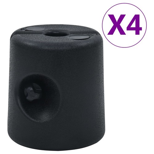 Gazebo weights pcs black - weights, 4