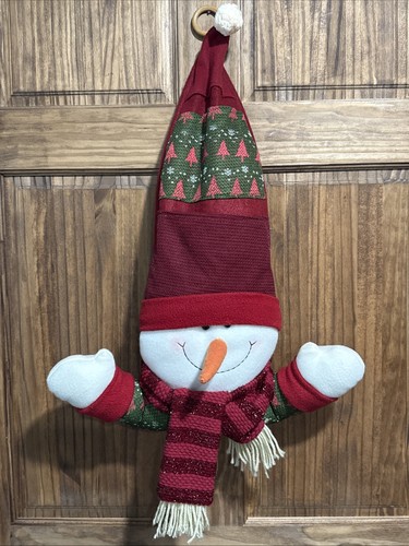Snowman wall door hanging - snowman,