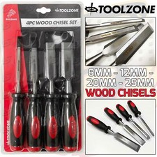 Wood Chisel Set 4pc Carpenters