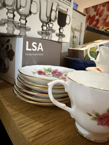Duchess bone china tea set - bone,