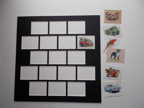 Cigarette card mount hold - cigarette,