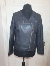 TU Biker Jacket Grey Faux