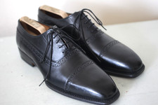 Bespoke Handmade Semi Brogue Oxford Shoes 9