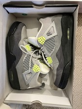 Nike Air Jordan 4 Retro SE Neon 95 Men's Basketball Sneakers UK Size 8.5