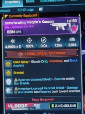 Borderlands 4! MODDED! Kaosen Sub! This Thing Is CRAZY! Fully Auto Shreds!