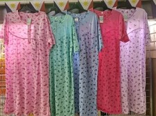 WOMENS LADIES NIGHTI COTTON