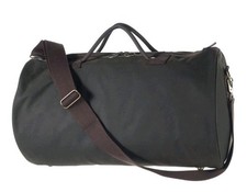 Barbour Waxed Holdall Olive Bag Weekender trip leather canvas RRP £180 Used