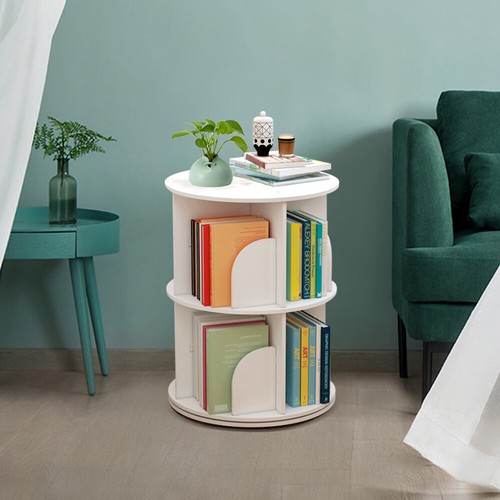 Tier rotating bookcase round - 2,