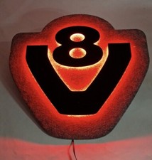 SCANIA V8 RED NEON LED BOARD