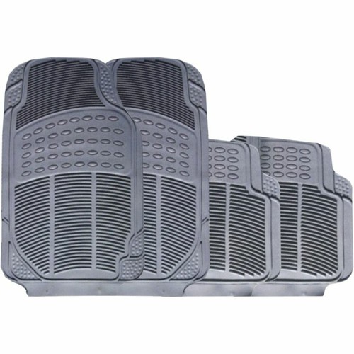 Car grey rubber floor - floor, mats