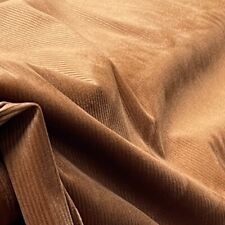 8oz Cotton Corduroy Denim Cord Needlecord Jeans Dress Fabric 60” TAN BROWN