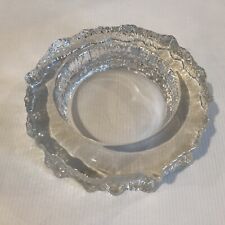 Vintage 1970s iittala Finland Tapio Wirkkala ASLAK ART GLASS Bowl/Votive Candle 