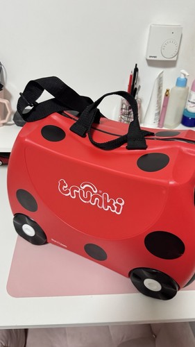 Trunki red ladybird ride - red,