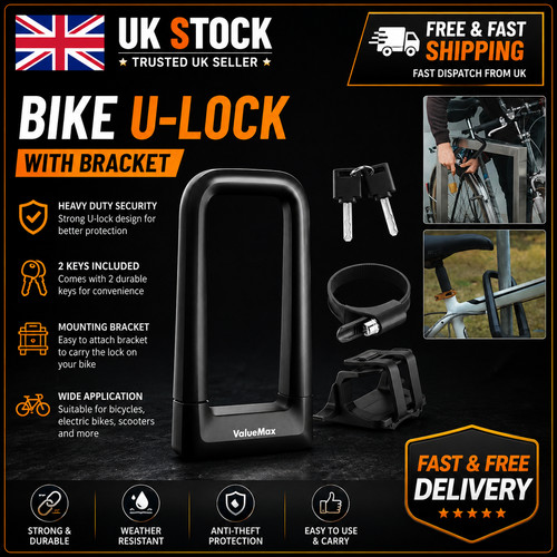 Lock bike with - d,