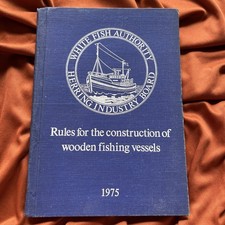 Vintage Fishing Boats Blue