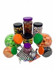 9 Empty Jars plus Tongs Scoop