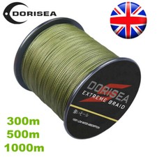 Dorisea 300m 500m 1000m 2000m Dynema Army Green PE Extreme Braided Fishing Line