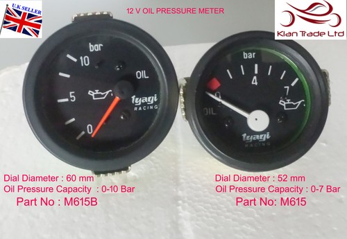 Oil pressure 12v - oil, gauge