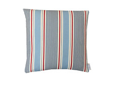 Nautical Red & Blue stripe Seaside Decorative coastal Scatter cushion cover