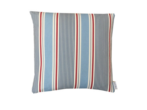Nautical red blue stripe - blue,
